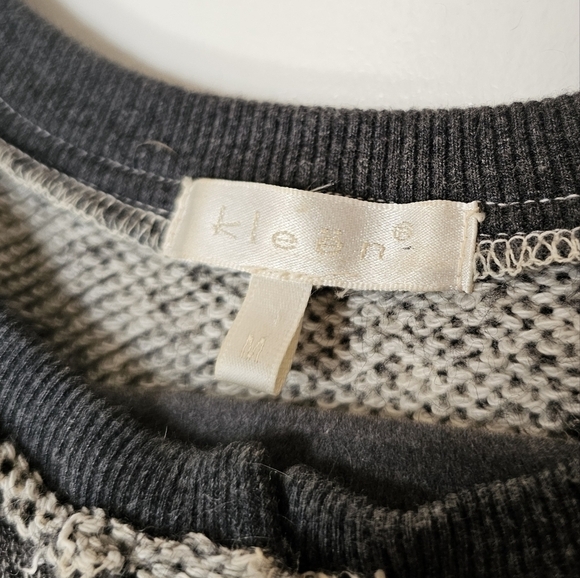 Kleën cotton blend gray ruffled oversized grandmacore winter cardigan Size M - Picture 5 of 7